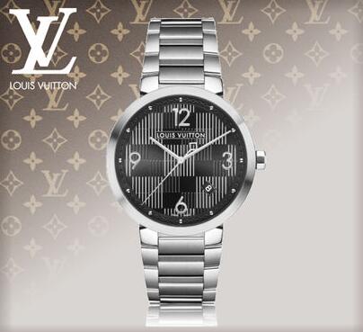 LouisVuitton タンブール ダミエ ブラック 腕時計